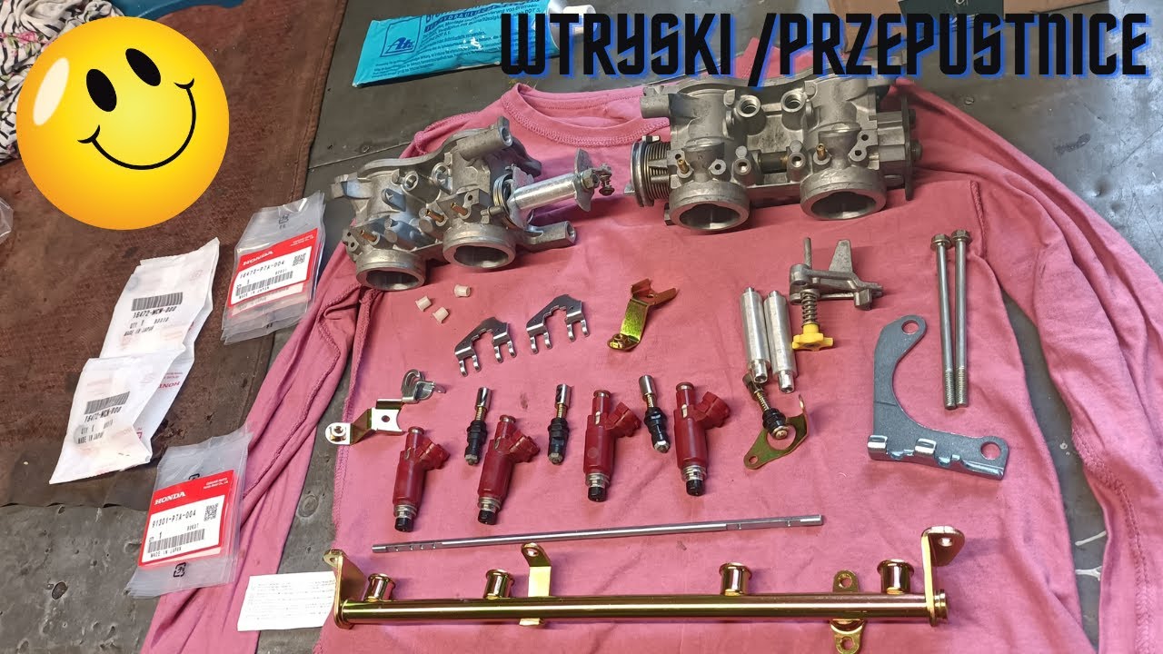 Honda CB 1300 Super Four cz.3 Montaż tarcz hamulcowych, wtryski i przepustnice