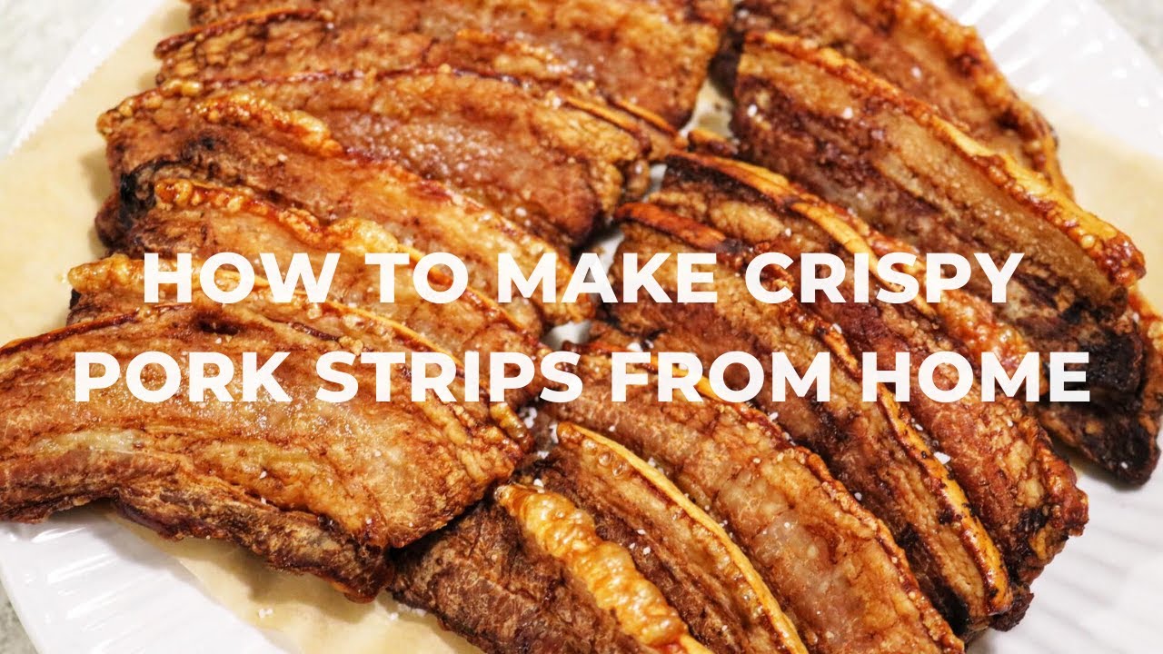 CRISPY PORK STRIPS 👌 You only need 2 INGREDIENTS! 🤗