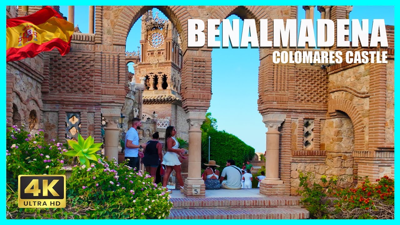Benalmadena  Tour of Colomares Castle Spain Costa del Sol, 4K