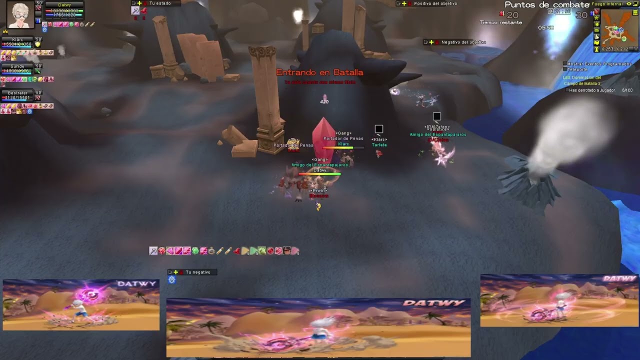 Grand Fantasia Memories Classic - ARENA DE FUEGO 50 - BERSERKER