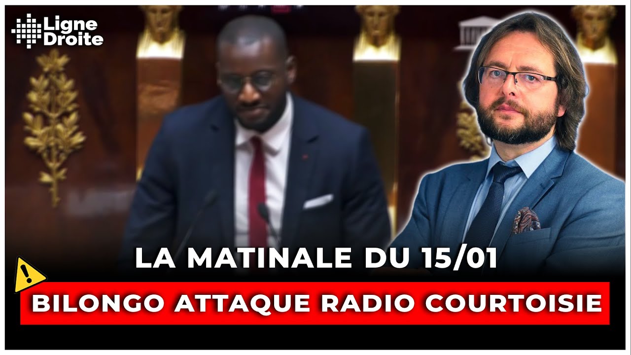 Apr&egrave;s le racisme anti-blanc, Bilongo attaque Radio Courtoisie ! - La matinale du 15 janvier