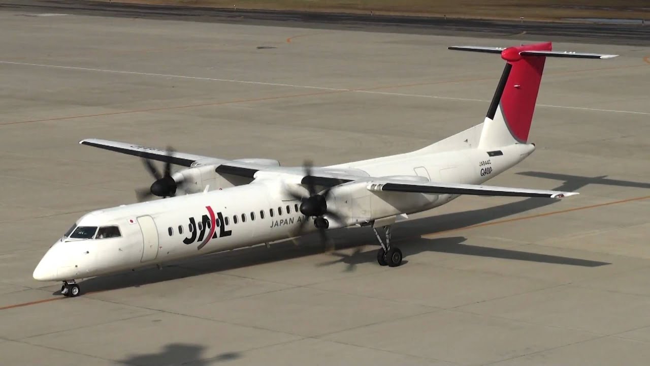 新潟空港 JAC ボンバルディア DHC-8-Q400 離陸 2009.11.28