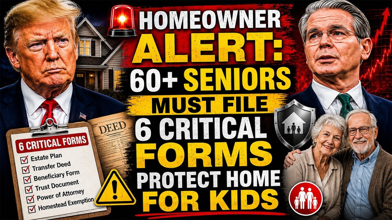 🚨 Homeowner Alert: 60+ Seniors must file 6 critical forms &mdash; Protect Home for Kids