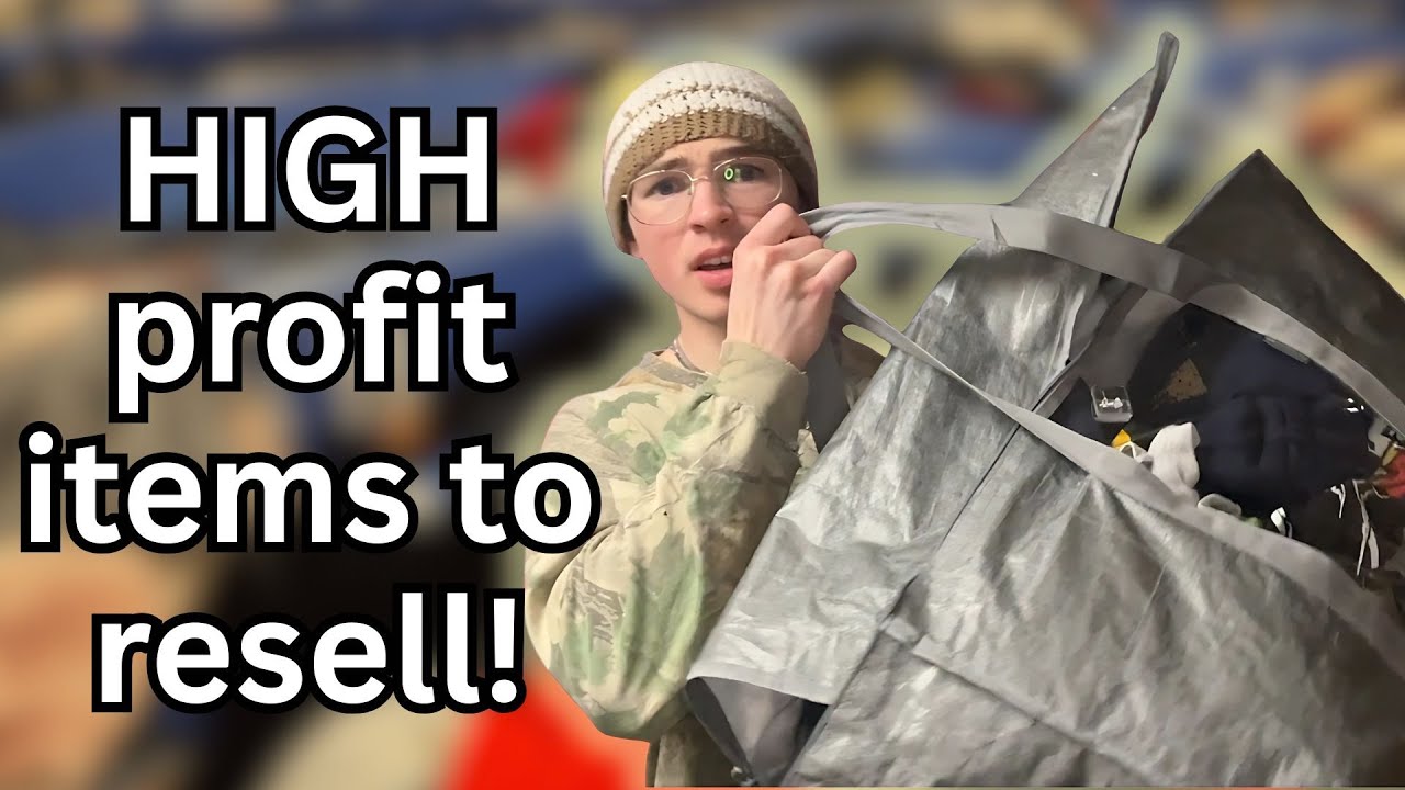 Thrifting High Profit Items To Resell On Depop Ebay & Poshmark