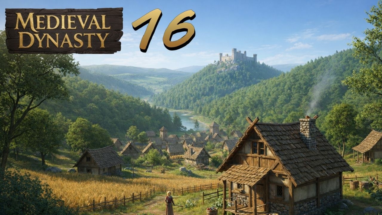Medieval Dynasty S01 Ep16 - Encore une maison, plus un poulailler. maintenant faut mettre du monde !