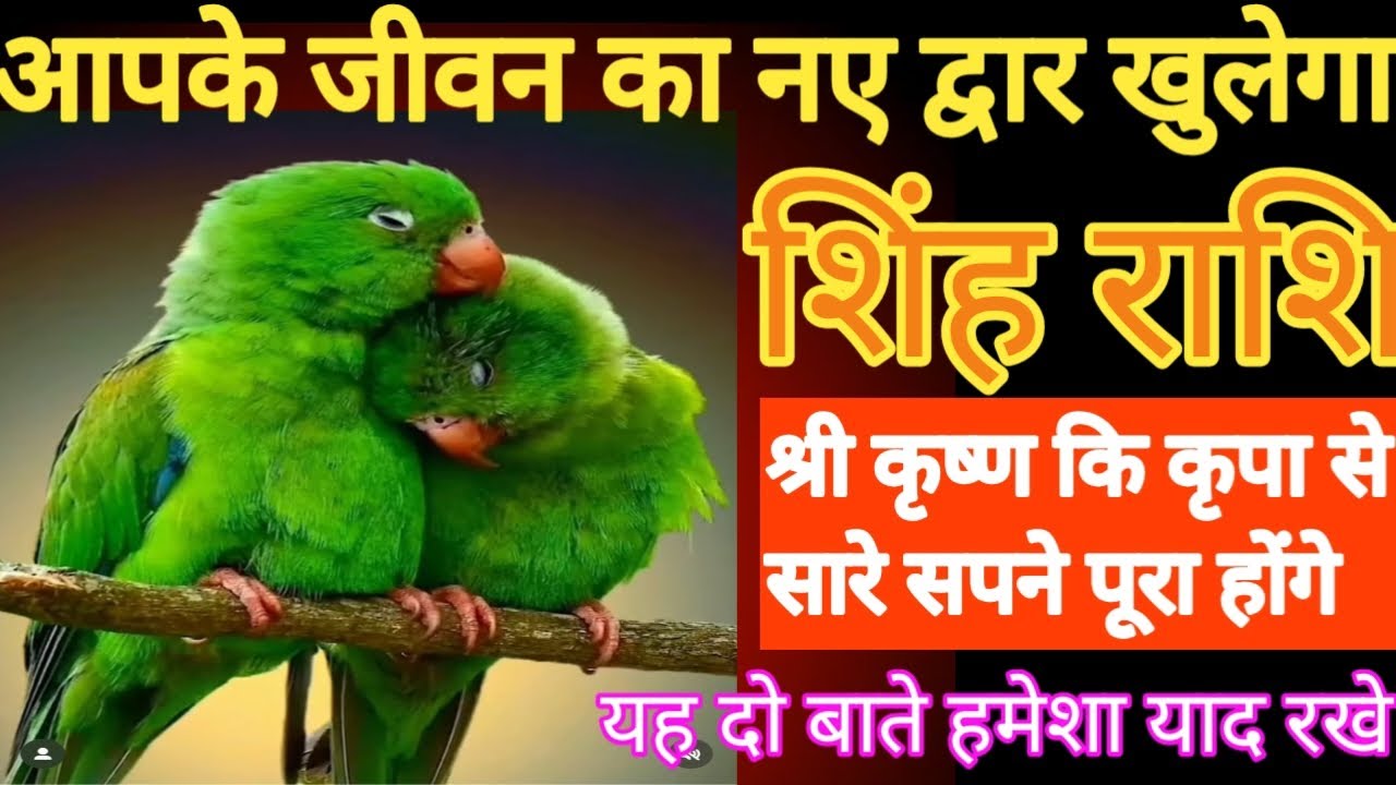 आपके जीवन का नए द्वारा खुलेगा सिंह राशि श्री कृष्णा कि कृपा से सारे सपने पूरा होंगे हमेशा याद रखे