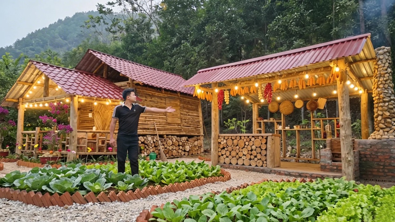 With his skillful hands, the young CEO transformed the barren land into a paradise.