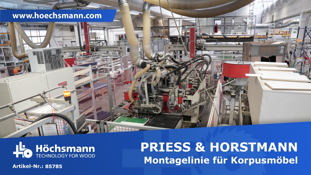 Montagelinie für Korpusmöbel PRIESS & HORSTMANN (Höchsmann Klipphausen)