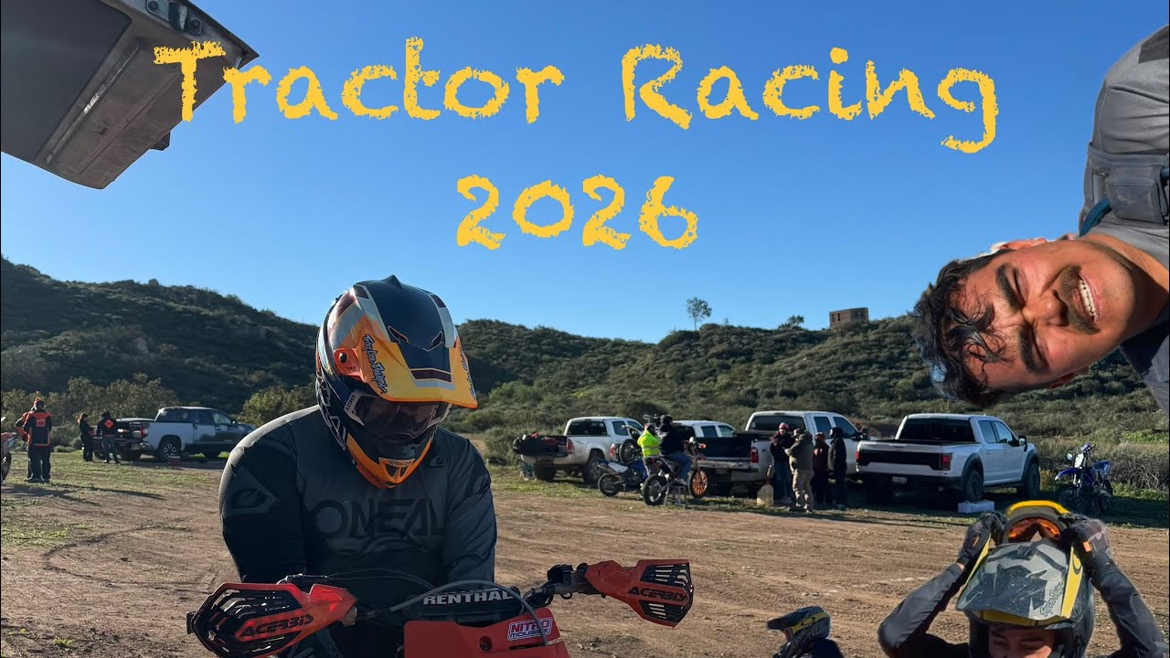 Dirt Bike Vlog !!! TRACTOR RACING 2026 