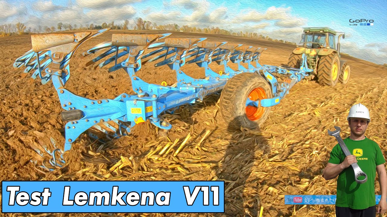 Test pługa Lemken z Dżonatanem