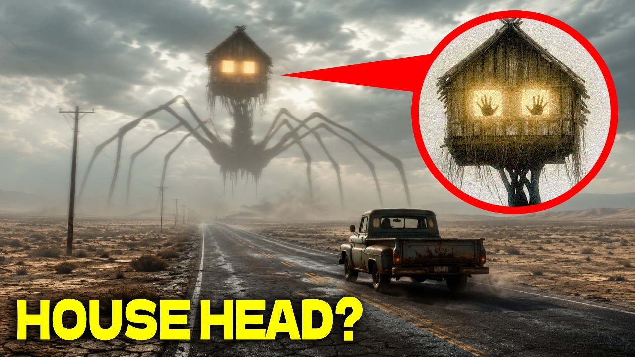 WE FOUND HOUSE HEAD in REAL LIFE at 3AM!! (CAUGHT ON DRONE)