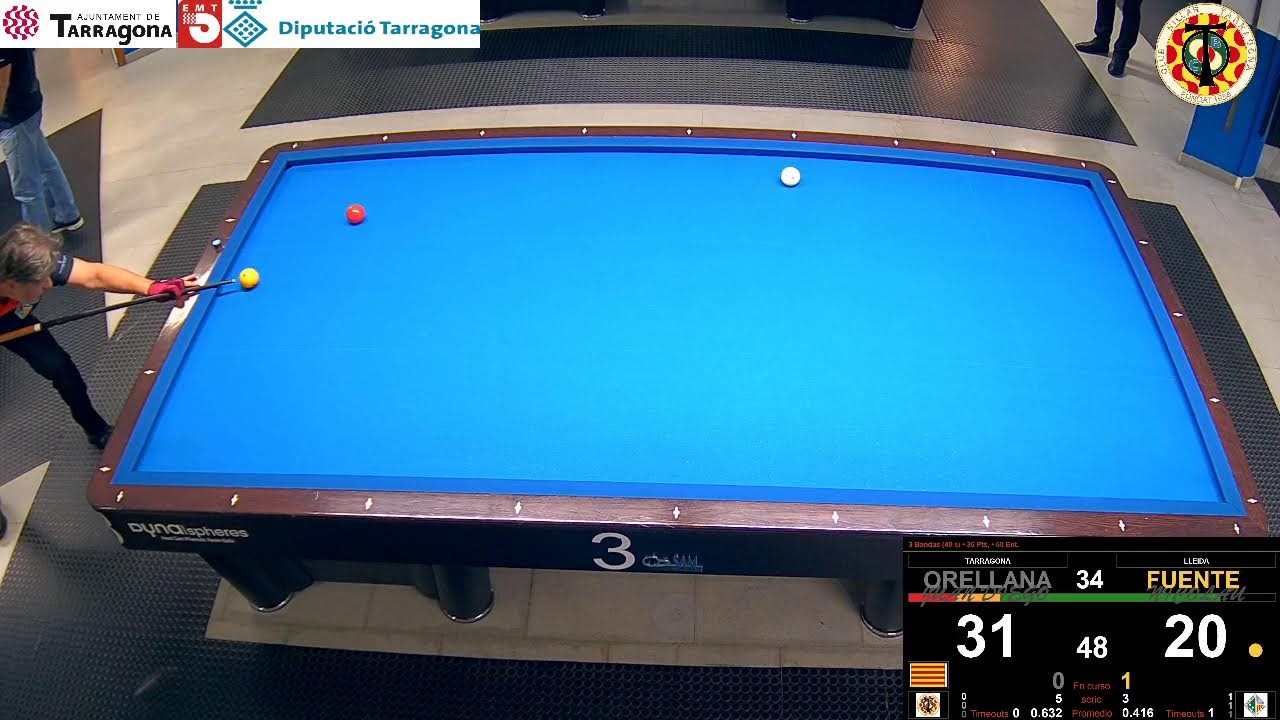 LL3B 1ª DIV JOR3   D. ORELLANA (C.B. TARRAGONA) VS N. FUENTE (C.B. LLEIDA)