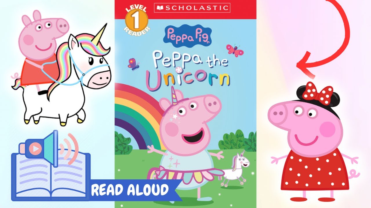 Peppa Pig Read Aloud 📖 | Peppa the Unicorn | Kids Bedtime Story