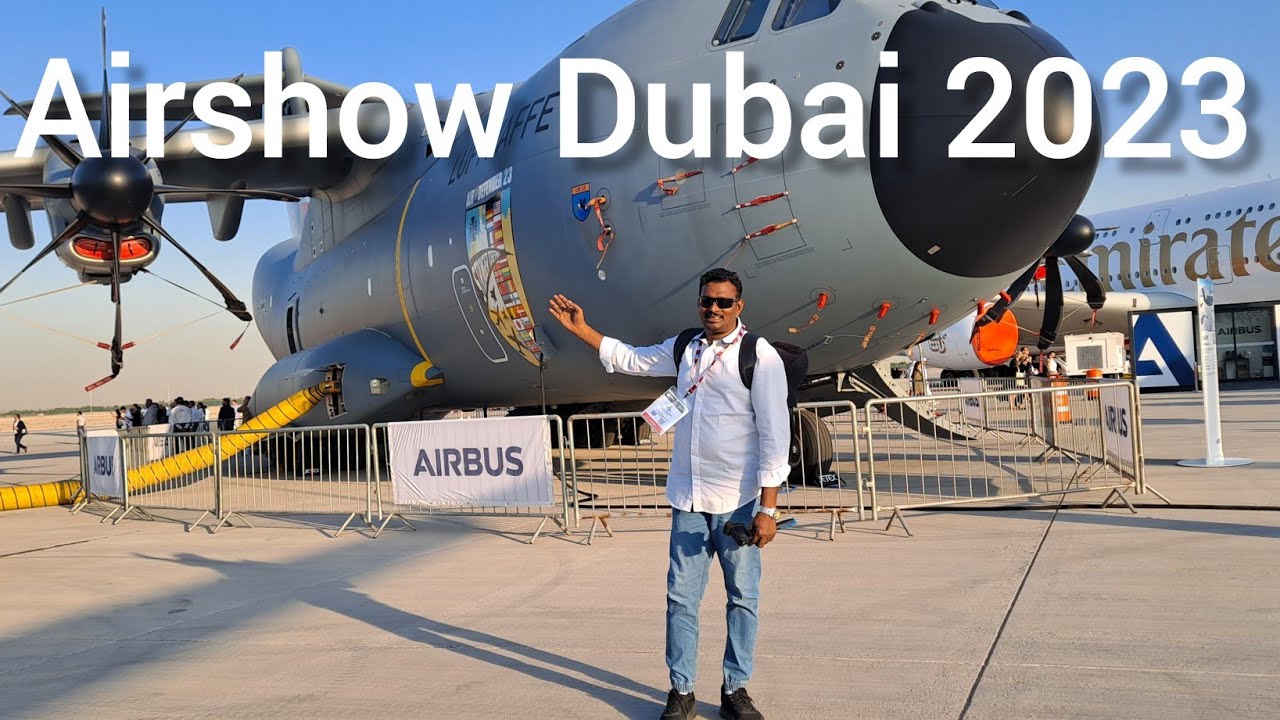 Dubai Airshow 2023 | Flying And  walking tour Exploring
