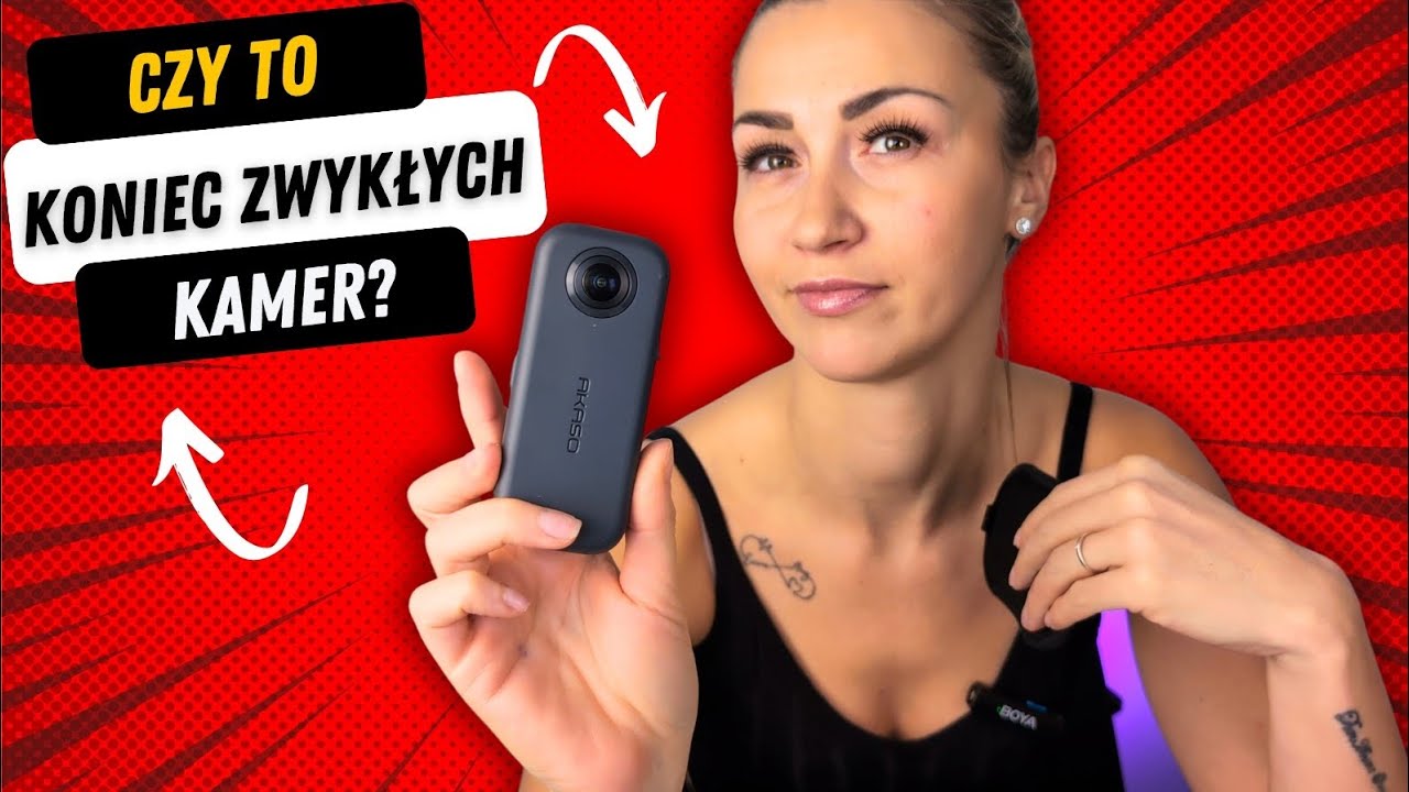 Akaso 360 🎦 Mała, tania i w 5.7K! 🤑 Dlaczego ta kamera to kr&oacute;l opłacalności? V3
