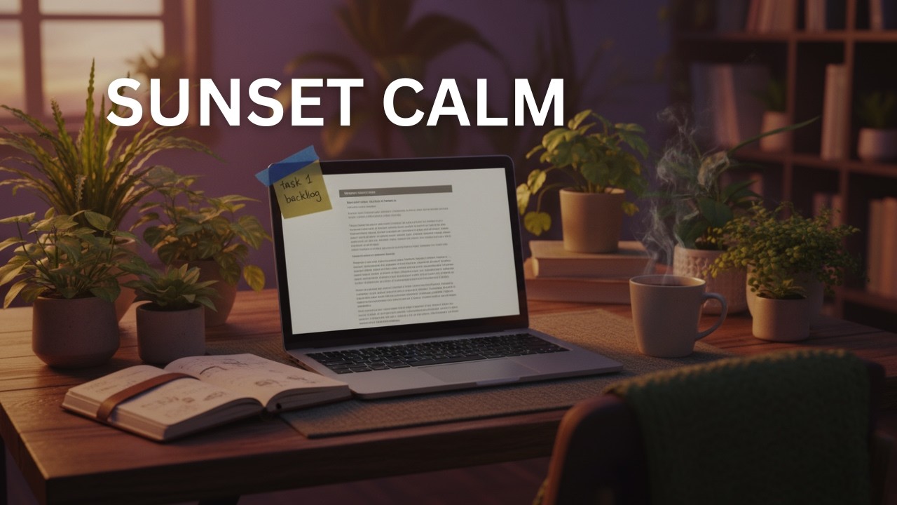 A Quiet Golden Hour | Gentle Piano Ambience (1 Hour)