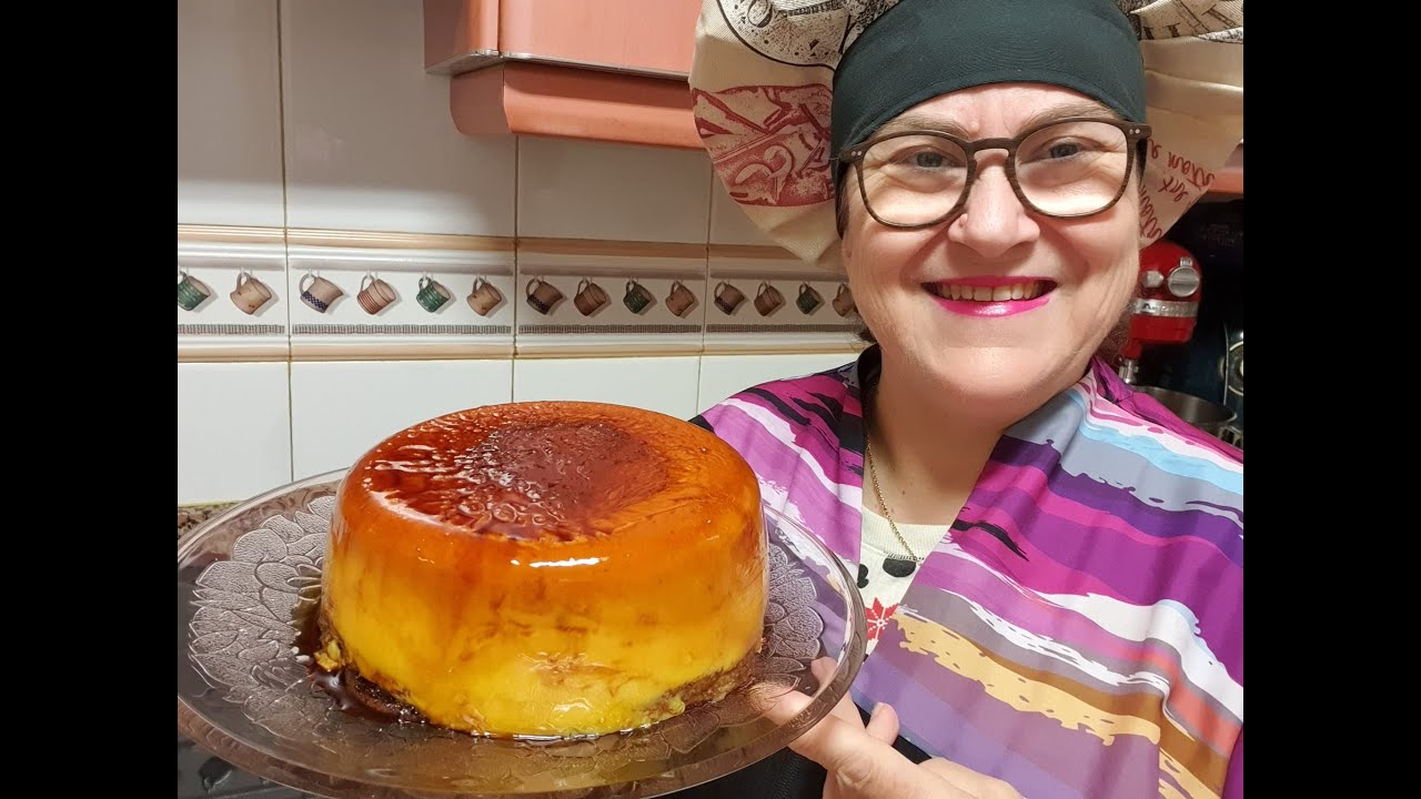 Postre Fácil Bizcoflan riquísimo 😋 sin Horno