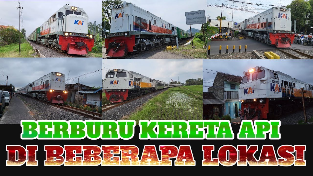 BERBURU KERETA API DI BEBERAPA LOKASI#BM96CHANEL