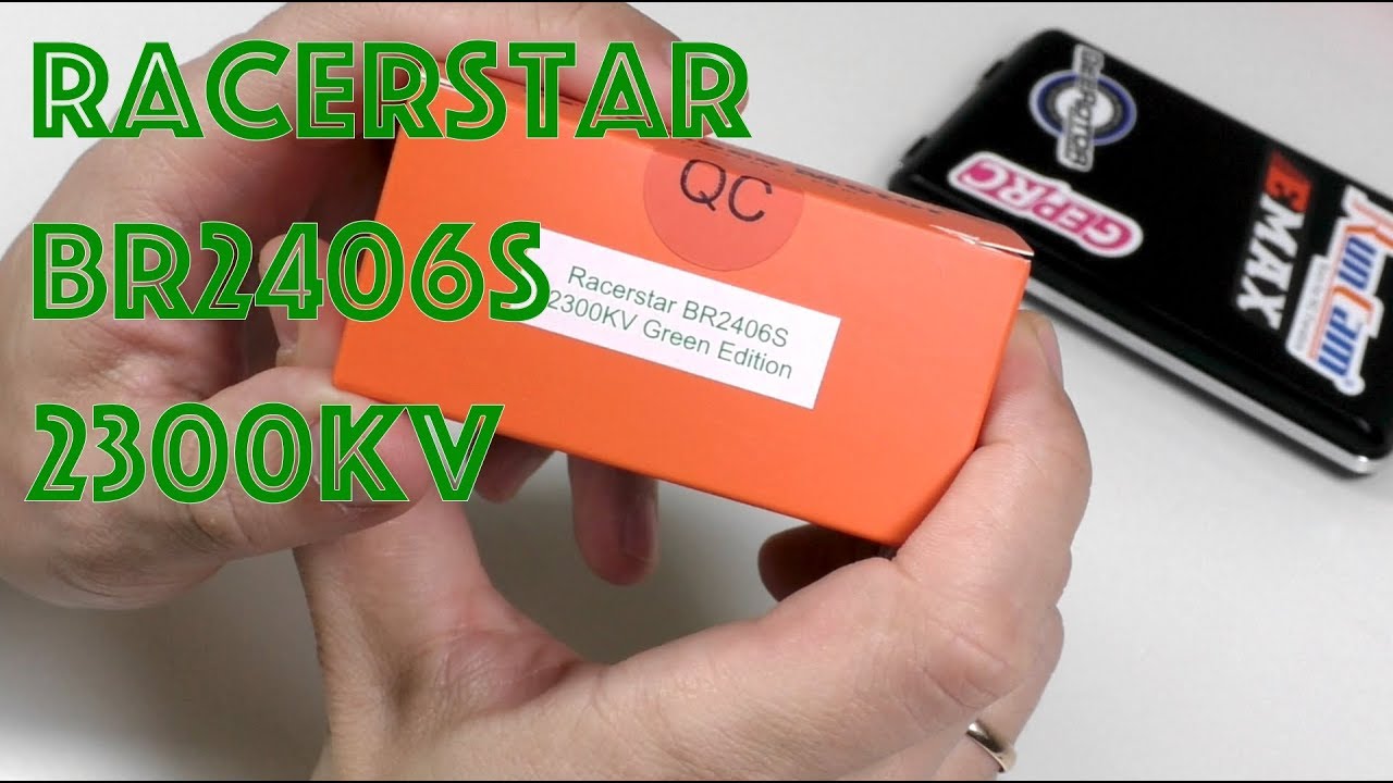 Тест мотора Racerstar BR2406S 2300KV замеры тяги