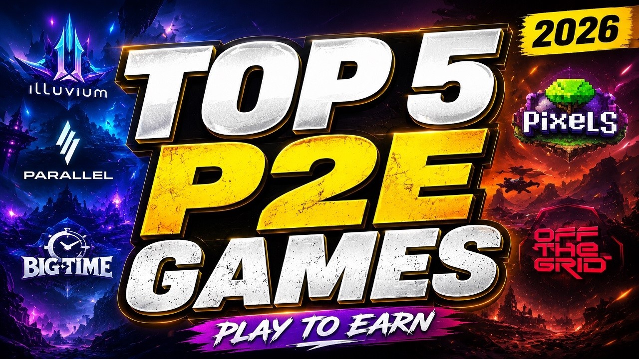 Top 5 Play-to-Earn Crypto Games in 2026 | Best Web3 Games to Earn Crypto