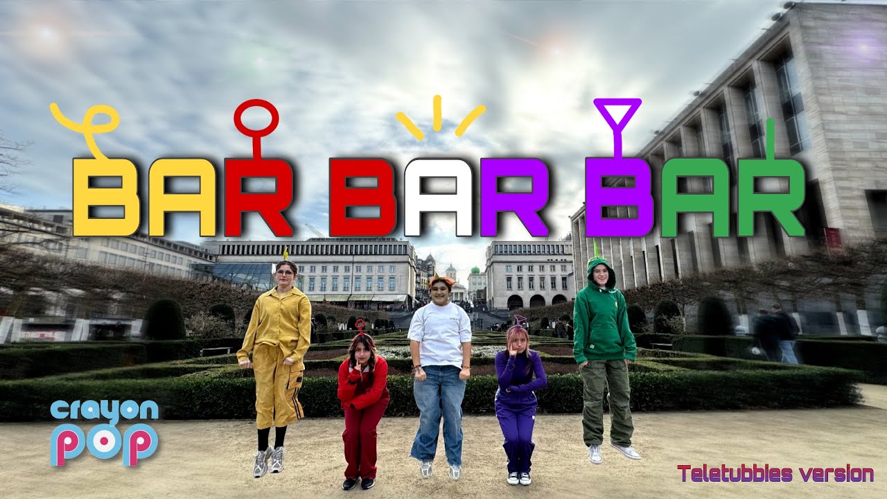 [KPOP IN PUBLIC | ONE TAKE | BELGIUM] Crayon Pop 'Bar bar bar' Teletubbies version