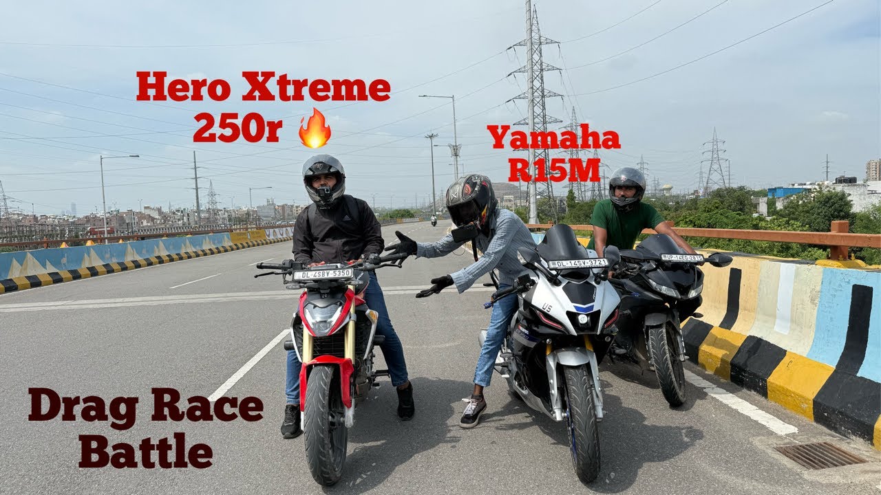 Hero Xtreme 250R vs Yamaha R15M🔥 &ndash; Drag Race Battle!