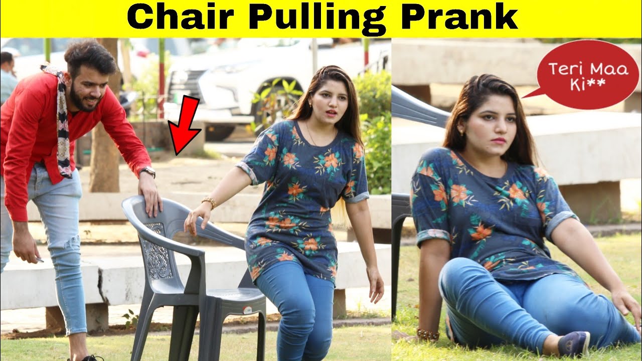 Chair Pulling Prank On Girl | Prank in Pakistan | @HitPranks