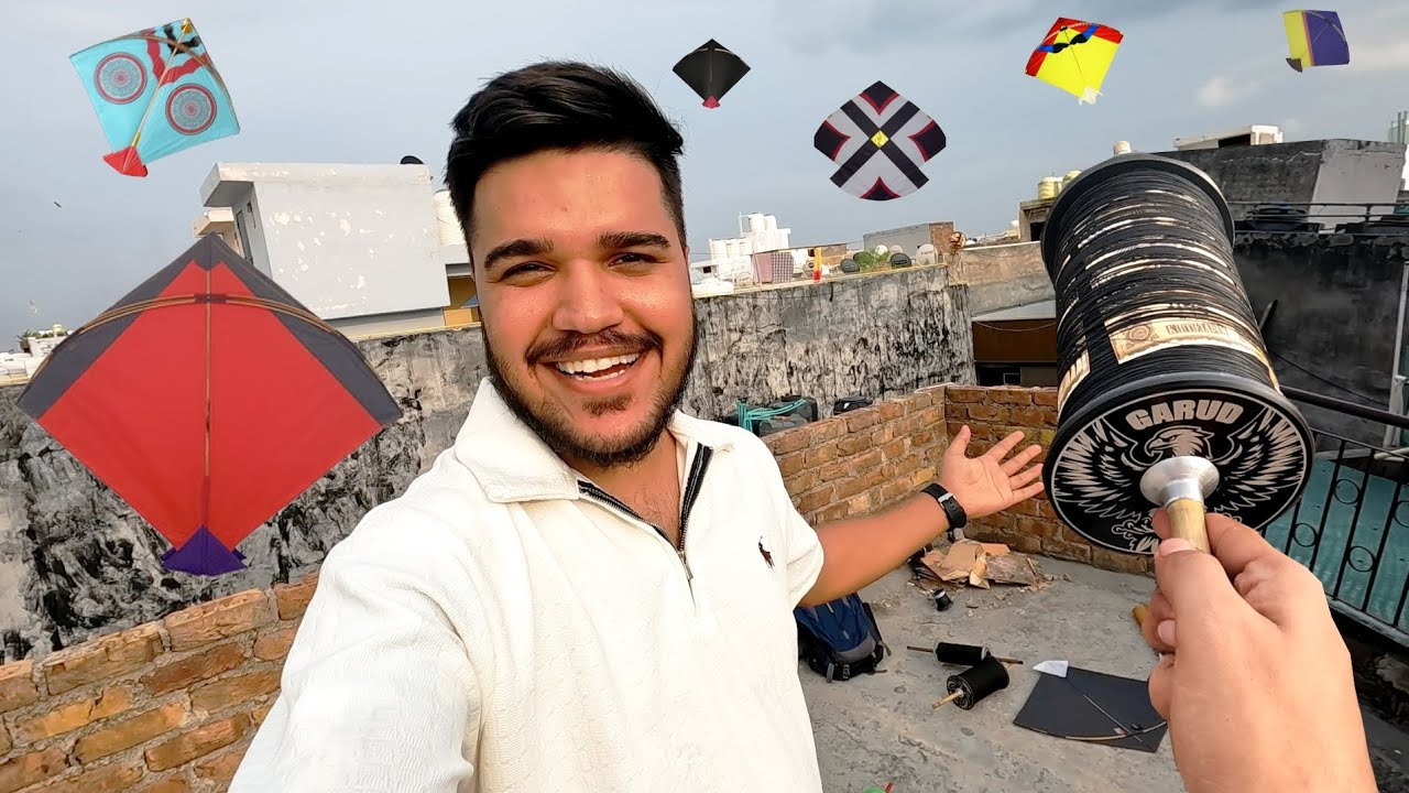 NEW Manjha Testing Kite Fighting 2025 | Biggest Kite Fighting With Garud Manjha | Kite Flying 2025