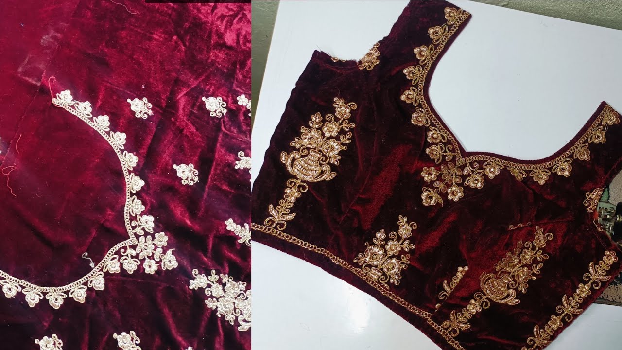 लहंगे का गला बनाना सीखे || lehenga blouse neck cutting and stitching 