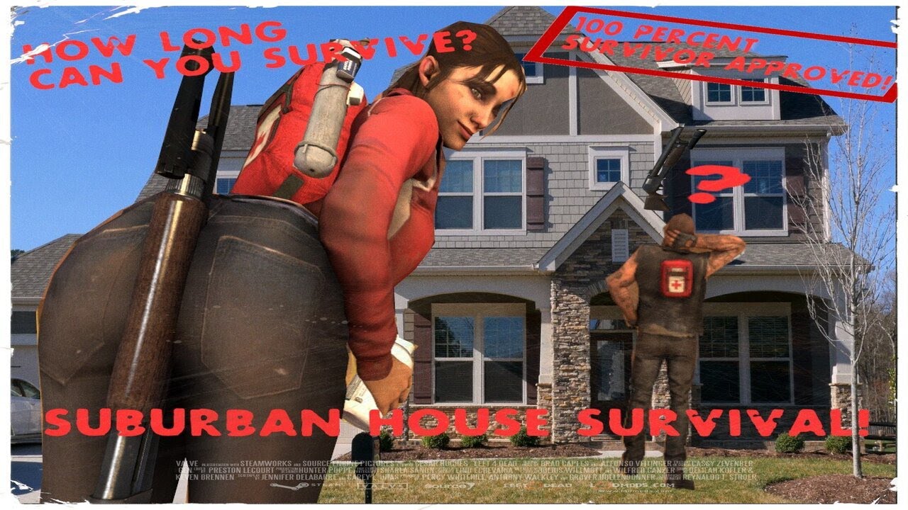 Suburban House Survival! |  Survival Map   | Left 4 Dead 2