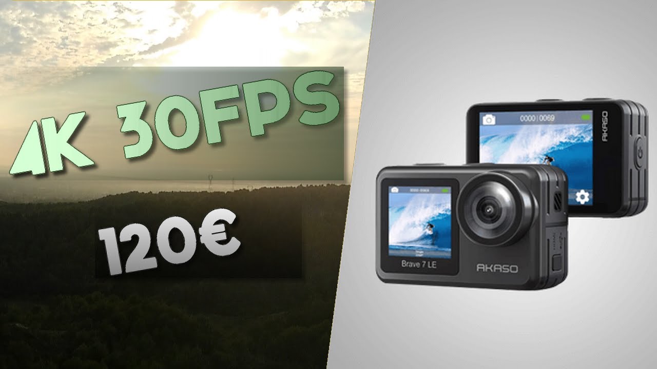 CAMERA 4K AKASO BRAVE 7 LE ✔️ [FR] Action camera [MOTO]