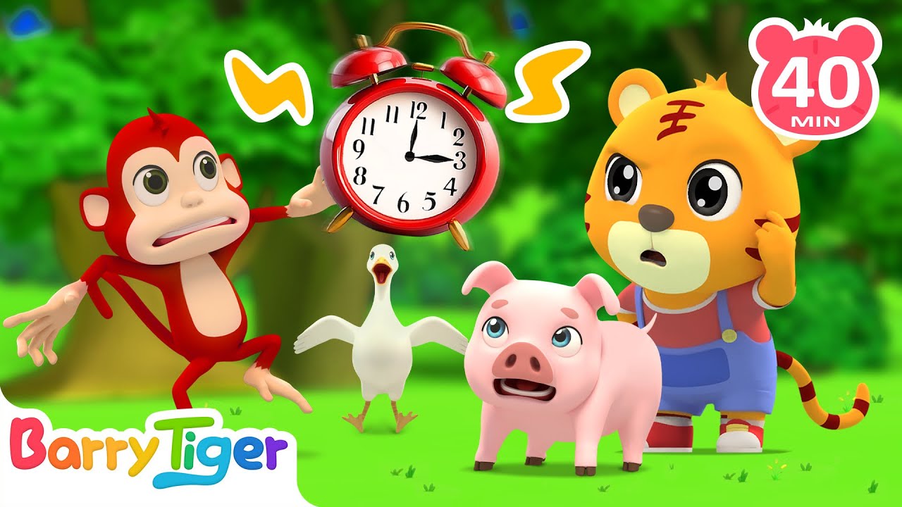 闹钟滴答滴 | 大合集 | 經典熱門兒歌 | Kids Song |  時間兒歌🕒 |  起床歌⏰ | 兒童學習 | 貝樂虎BarryTiger