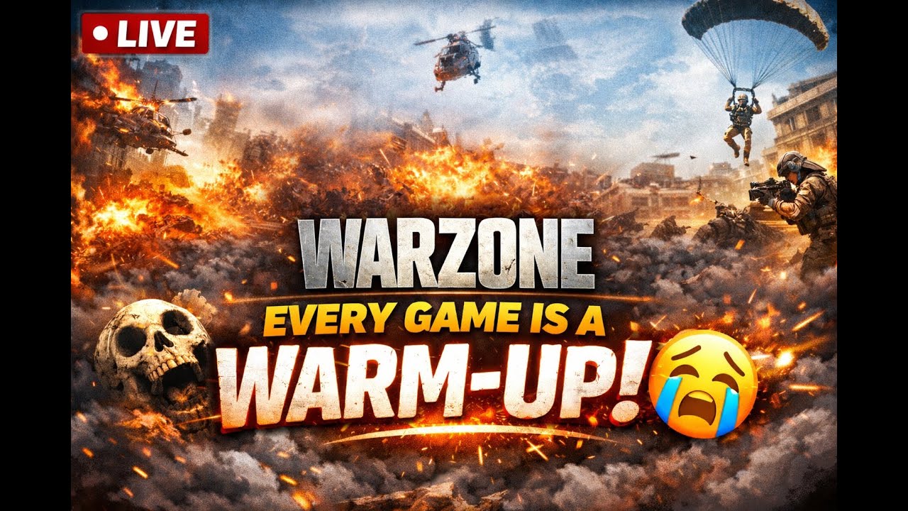 🔴 The Never-Ending Warm-Up | Warzone Squad Chaos w/ HyperFury & NovelStorm