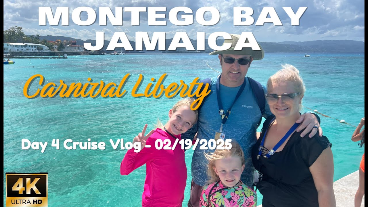 Carnival Liberty | Day 4- Montego Bay cruise port, Jamaica | Doctor’s cave beach 02/19/25 🚢
