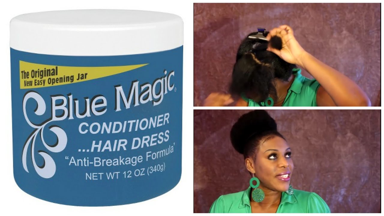 HOW I GREASE MY SCALP USING BLUE MAJIC