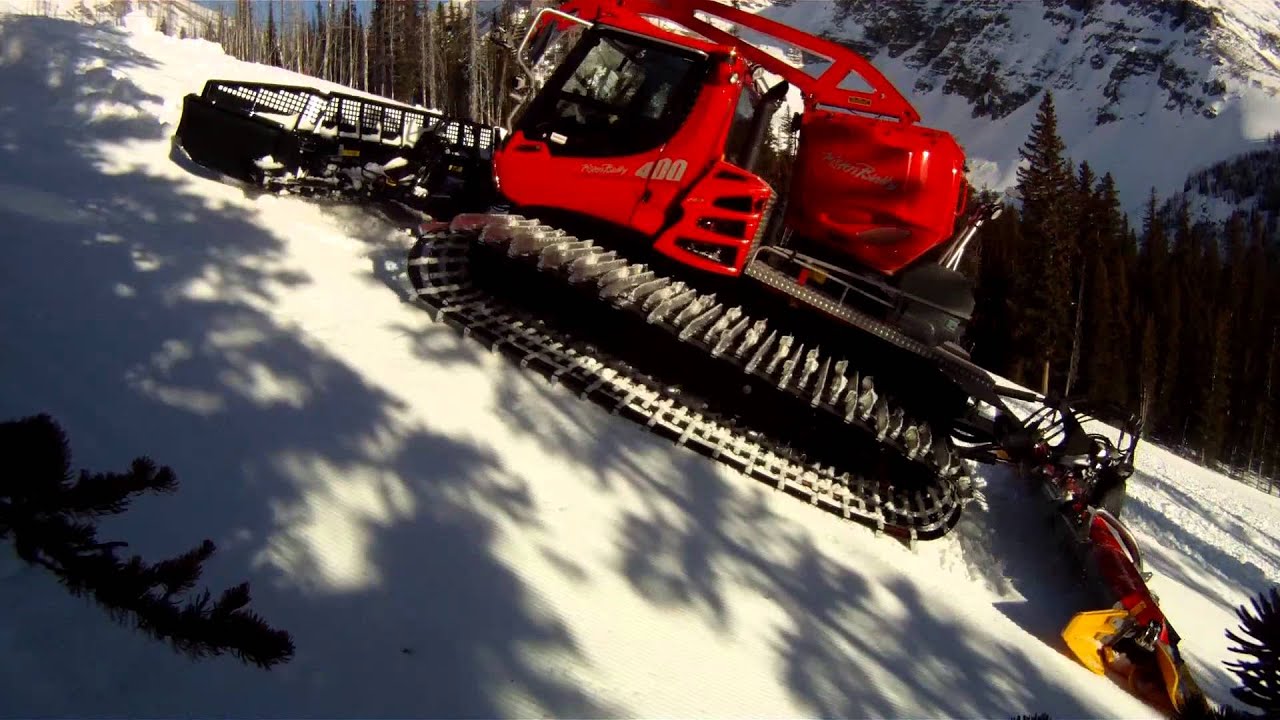 Snow grooming @ Sunshine Village, Banff, Alberta, Canada
