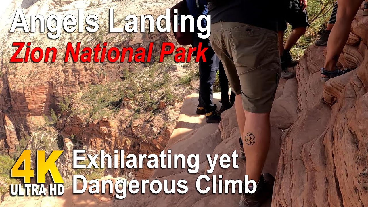 4K Angels Landing Ascent - Zion National Park