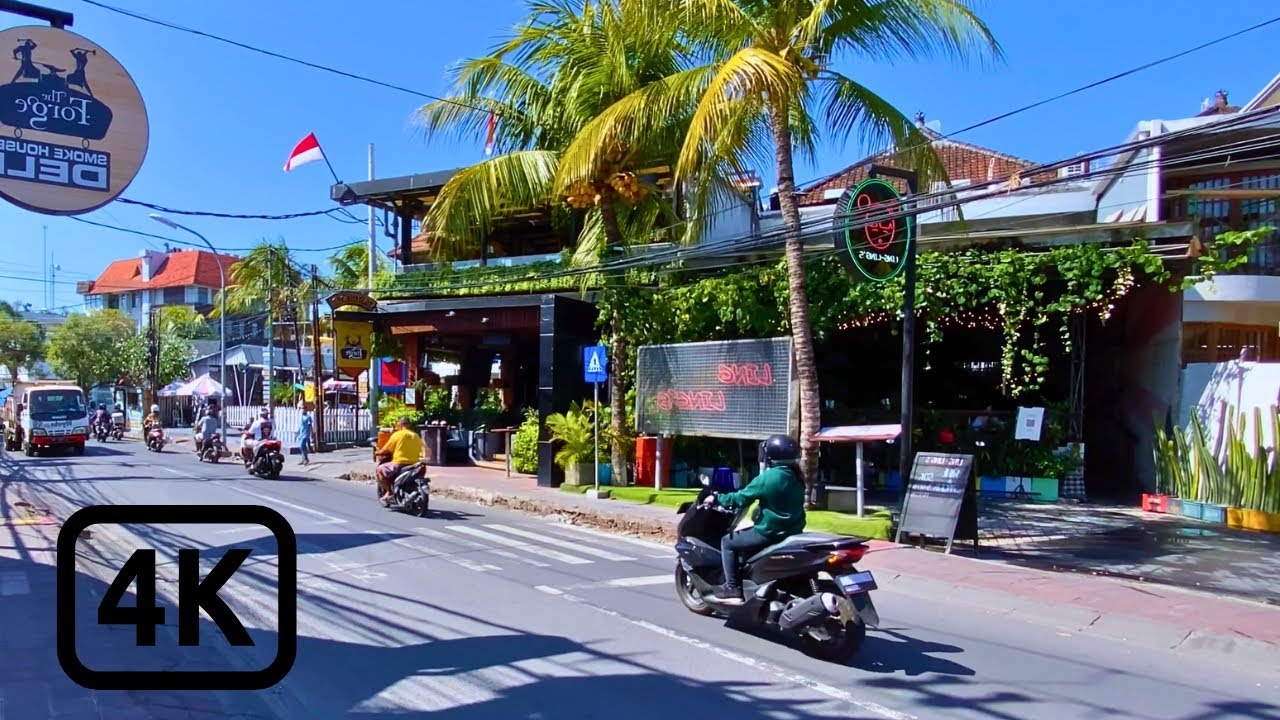 Bali 4K [Walking Tour] Seminyak & Jalan Petitenget Street