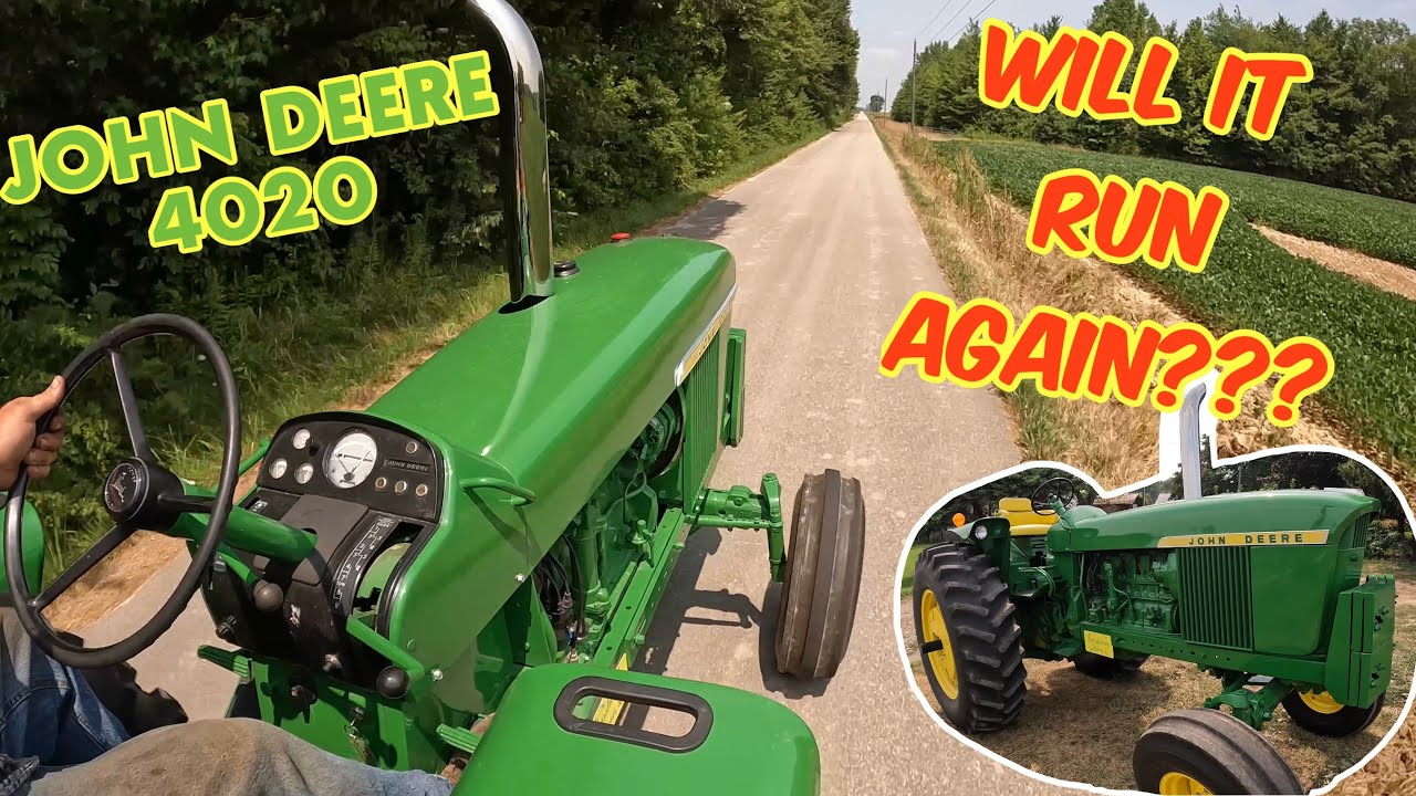 JOHN DEERE 4020 gas: WILL IT RUN again???