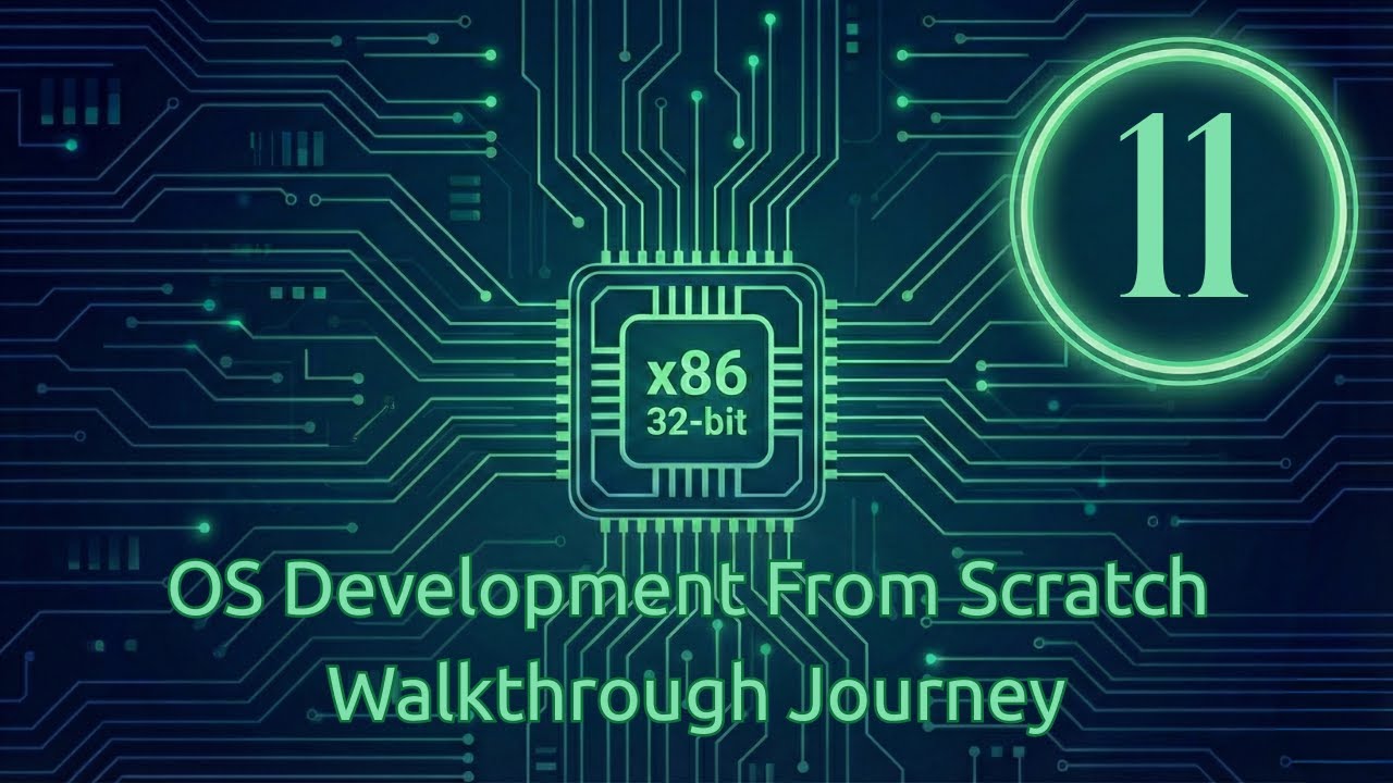 OS Development From Scratch Walkthrough Journey Video 11