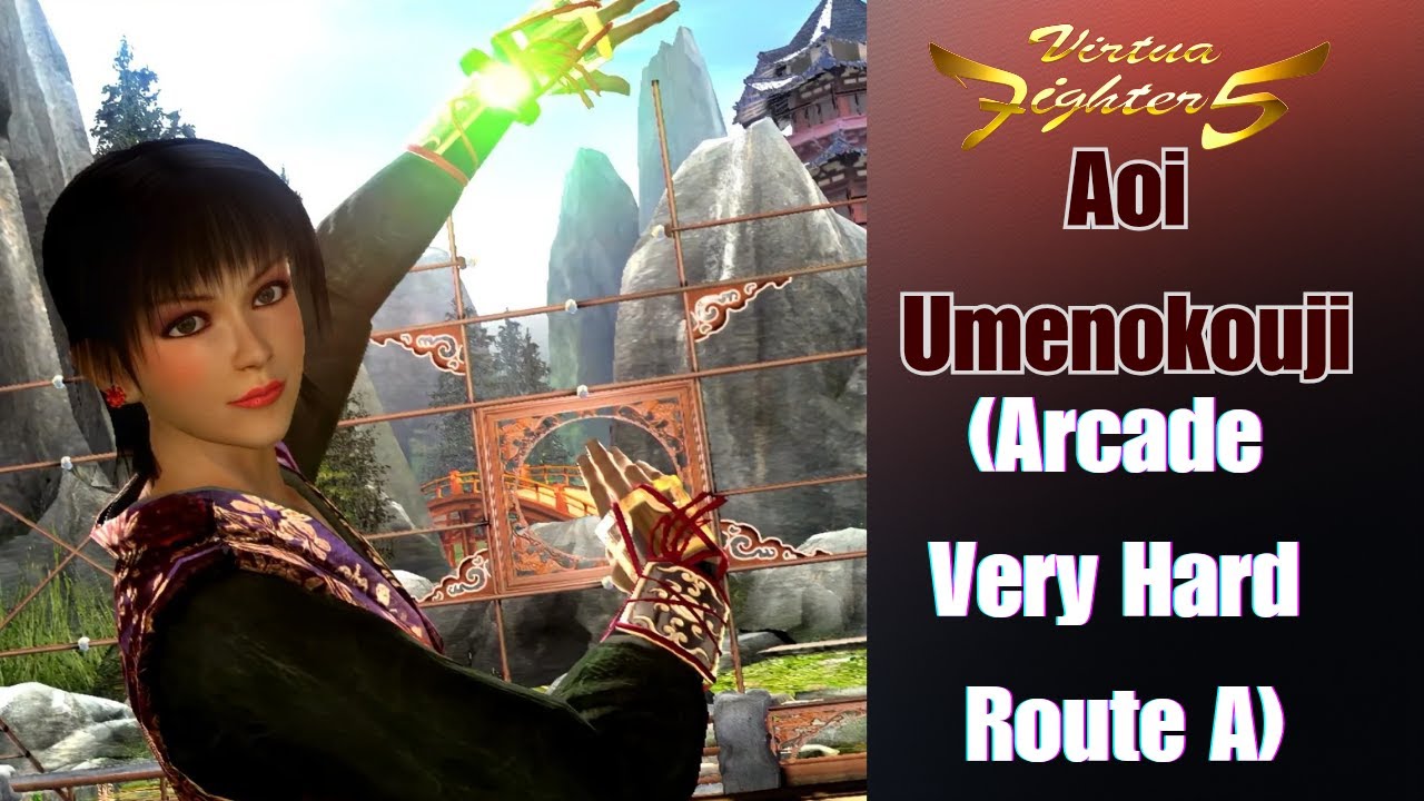 Virtua Fighter 5 - Arcade |  Aoi Umenokouji | Very Hard | Route A