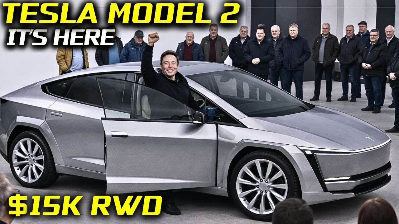 Оно здесь: новая Tesla Model 2 Senior Edition за 15 000 долларов! Алюминиево-ионный аккумулятор T...