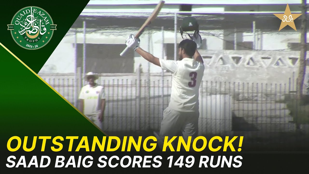 Unstoppable! Saad Baig 149 in Style! | Lahore Whites vs Karachi Blues | Day 4 | QeAT 2025/26 | M2P1U