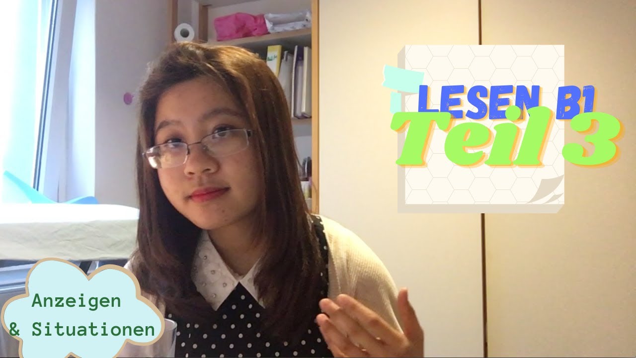 🖍  Thi B1 tiếng Đức | Lesen Teil 3 | Chữa đề mẫu