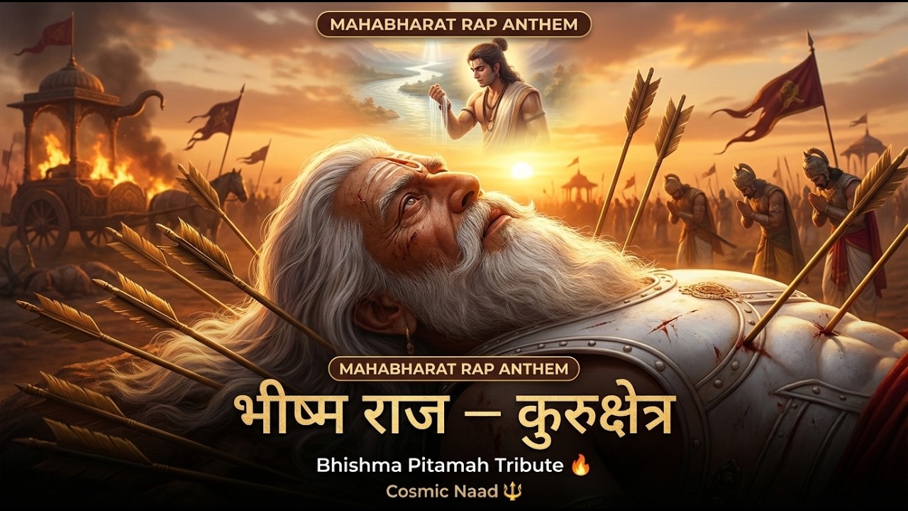 Bhishma Rap Anthem 🔥 | Animated Mahabharat Song | Bhishma Pitamah Tribute | Kurukshetra War