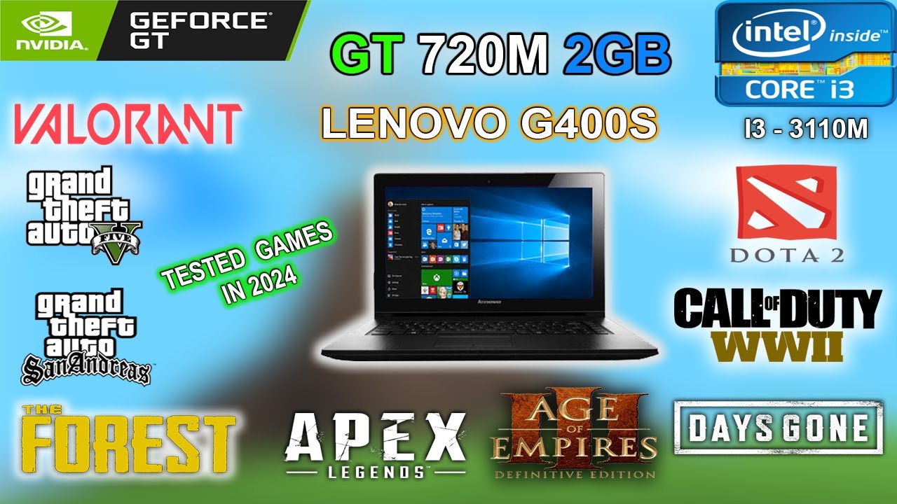 GT 720M 2GB Laptop Tested 9 Games (2025) // Still Worth and Playable with Laptop? || Lenovo G400S