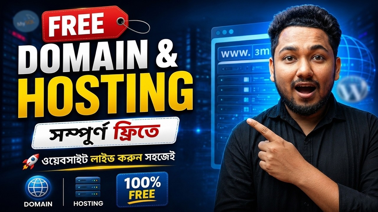  Free Domain Hosting দিয়ে Website তৈরি করুন | Free Hosting Bangla Tutorial