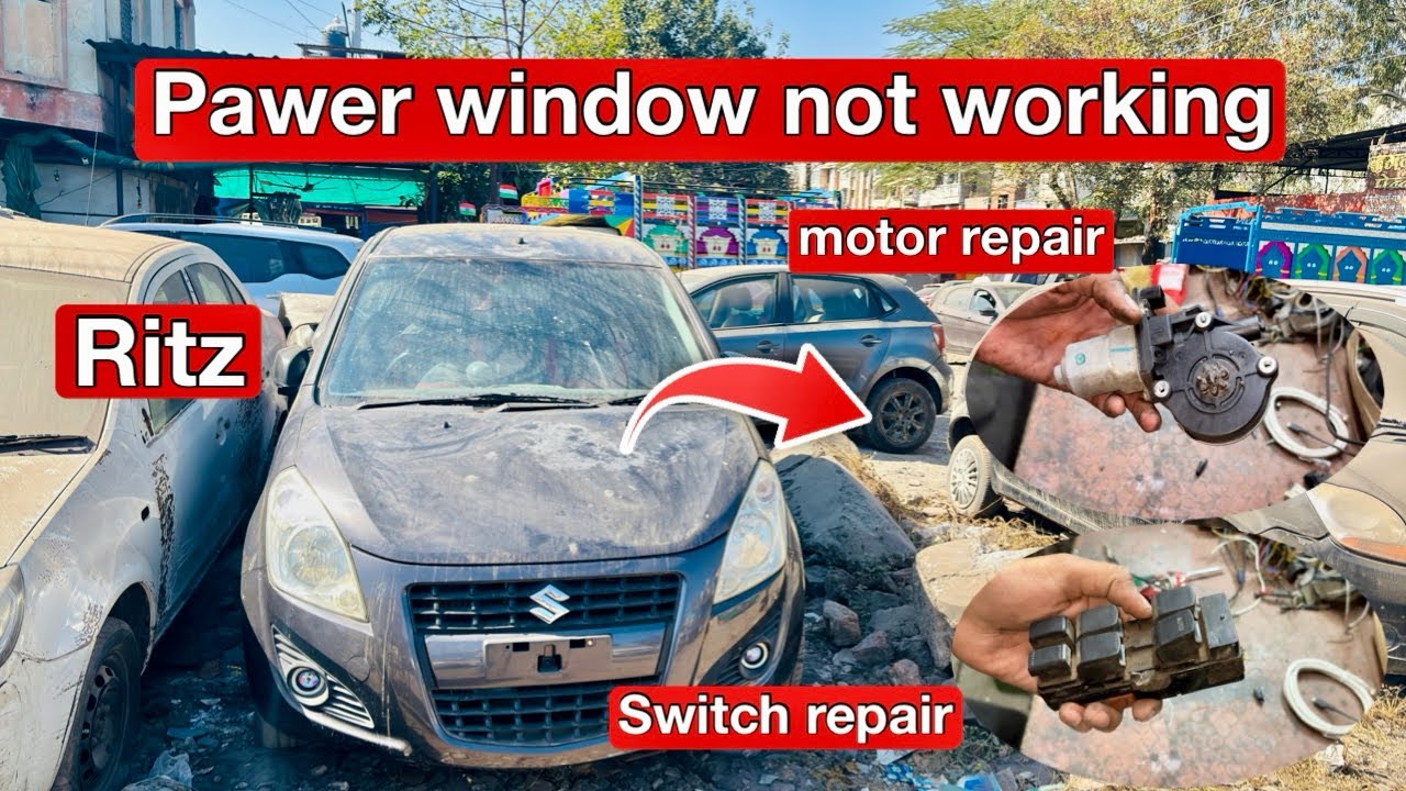 Maruti Suzuki Ritz power window not working ￼/ switch repair and motor repair ..￼￼