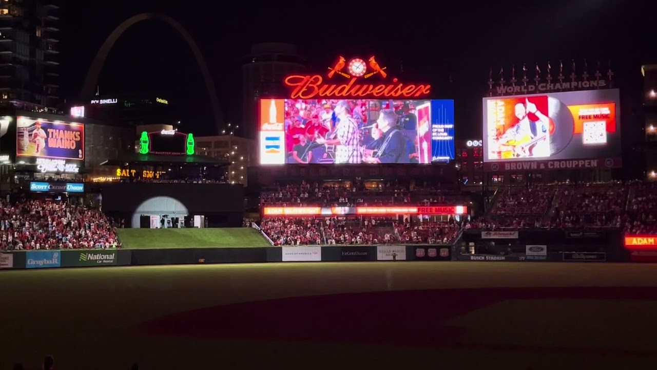 Adam (Waino) Wainwright’s farewell mini concert at Busch Stadium (September 30, 2023) All 3 songs