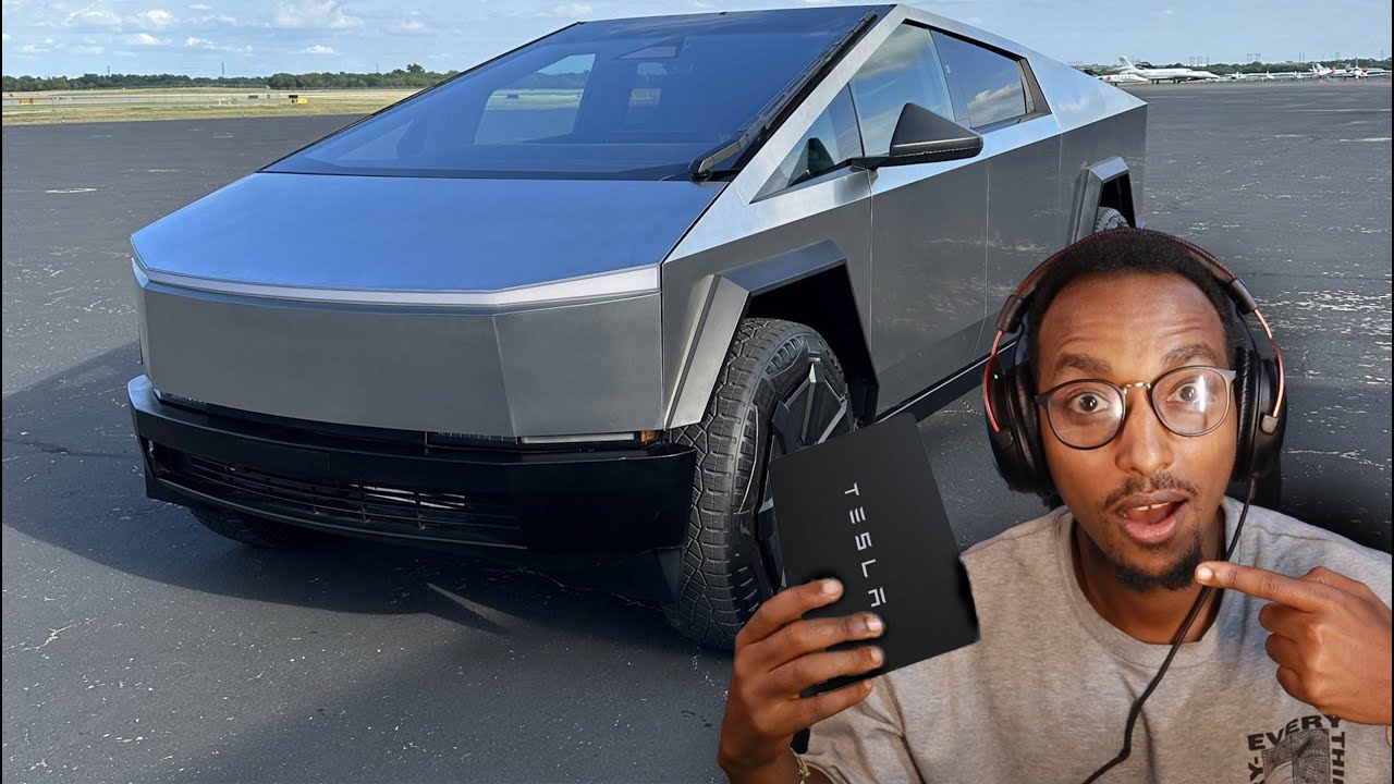 100,000 ዶላር የገዛሁት Cybertruck !!